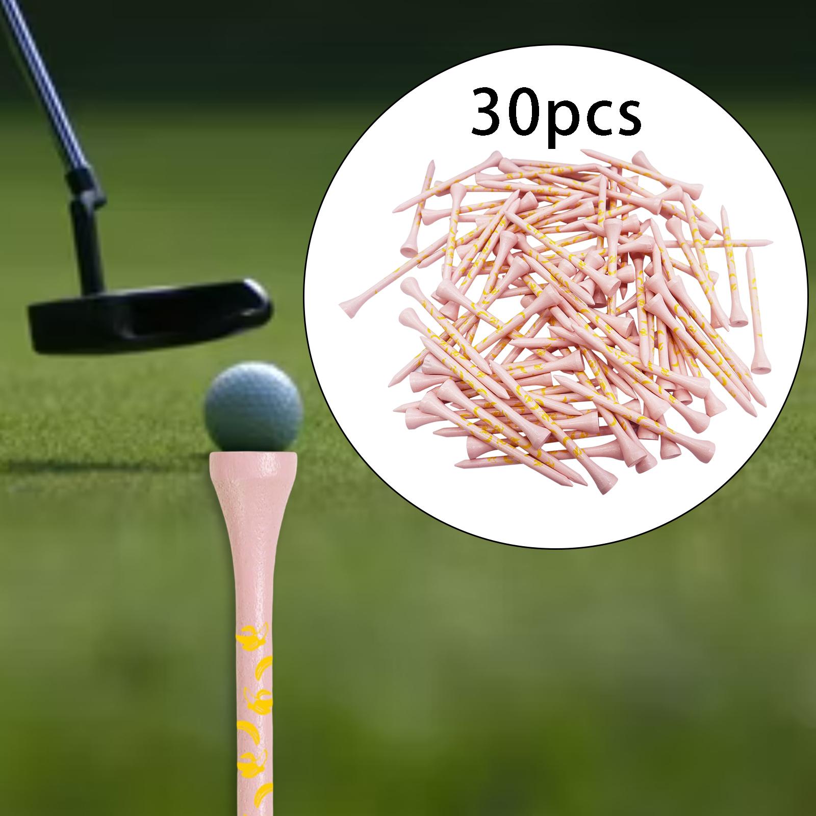 30x Bamboo Golf Ball Holder Golf Ball Tees for Golf Accessories 8.3cm