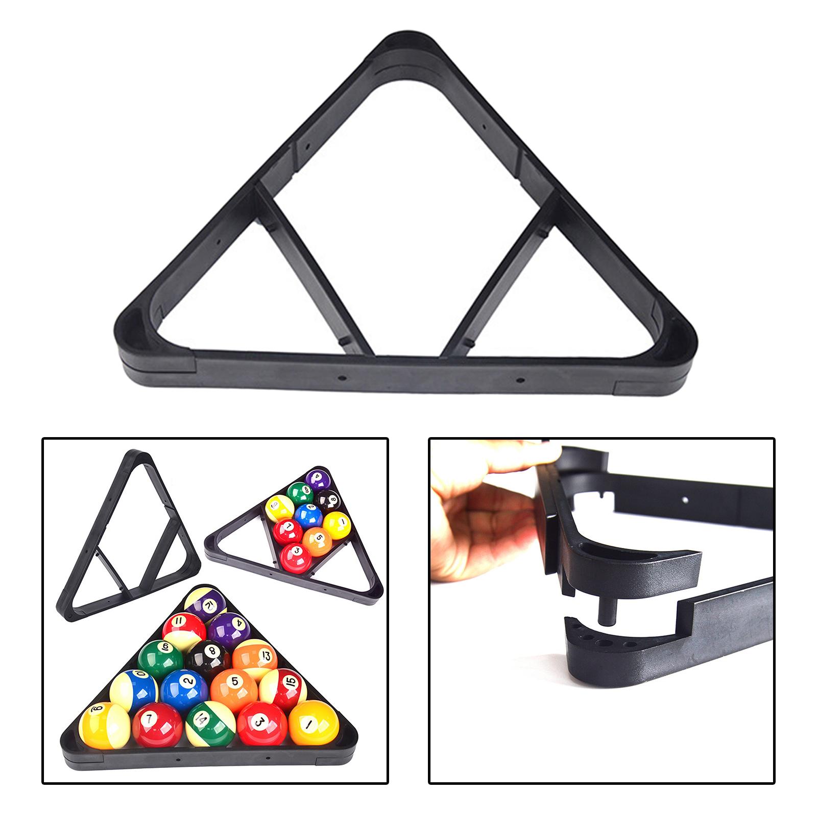 Billiard Triangle Ball Rack Holder Pool Table Pool Cue Supplies Equipment