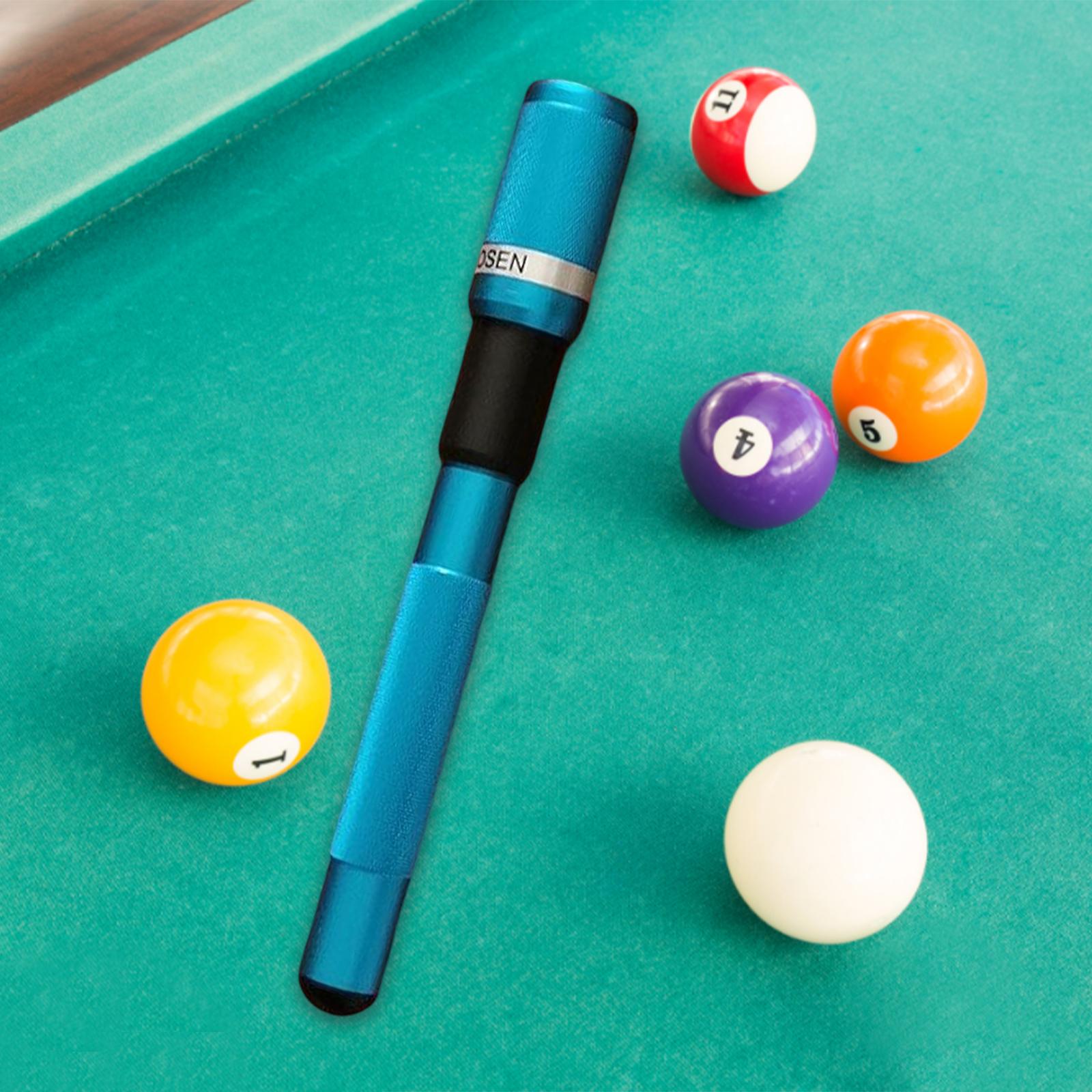 Telescopic Pool Stick Extension Butt Extender for Billiards Snooker Blue