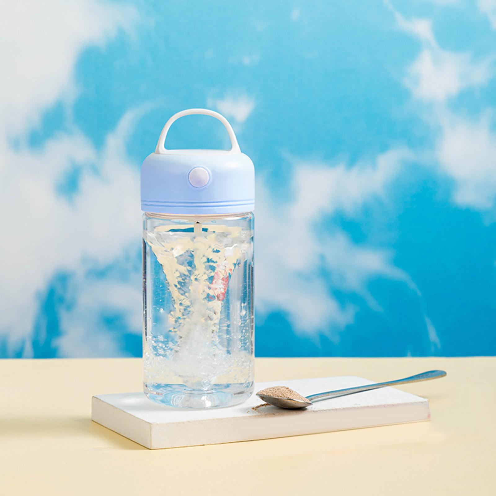 Electric Protein Shaker Bottle Multipurpose Automatic Self Stirring Blender Blue