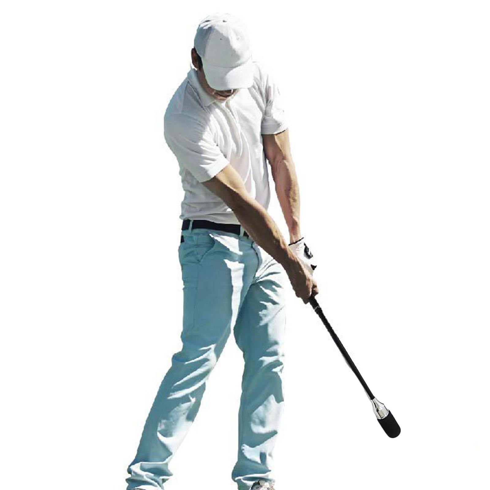 Golf Swing Trainer Aid with Sound Warm up Stick Improved Tempo Strength