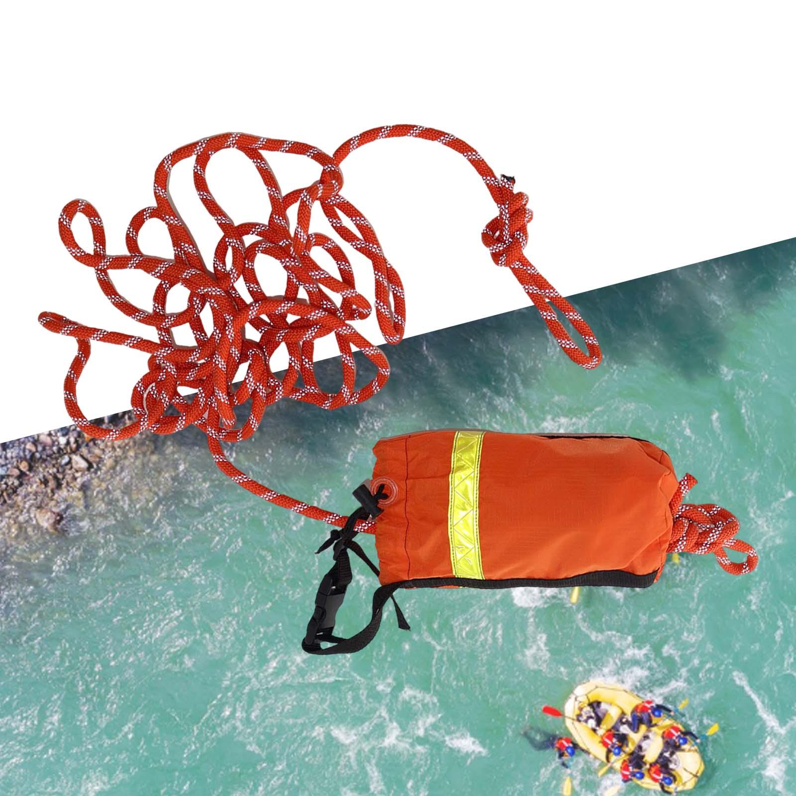 Throwable Floatation Rope High Visibility for Ice Fishing Rafting Boat