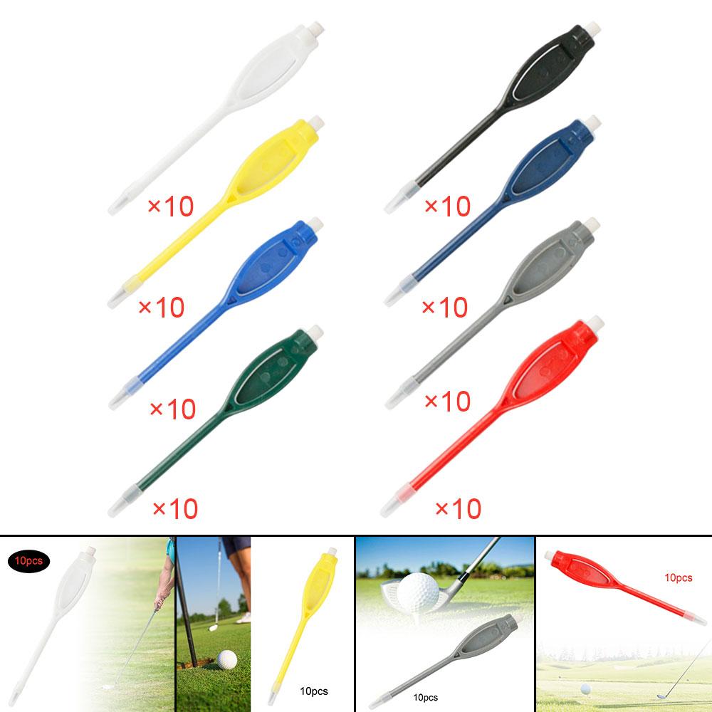 10x Golf Pencils Bulk 2H Marker Pens for Wedding Writing Children's Drawing White