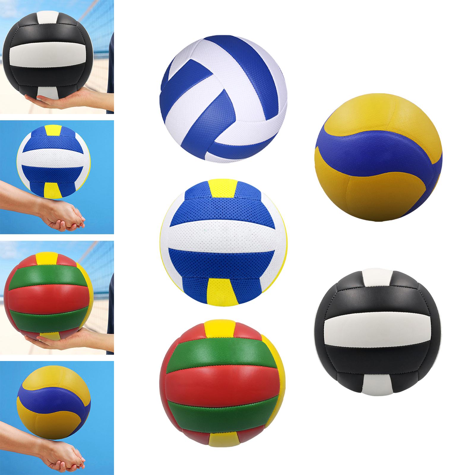Indoor Outdoor Training Beach Game Children Toys Competition Volleyball Ball Granular Blue White