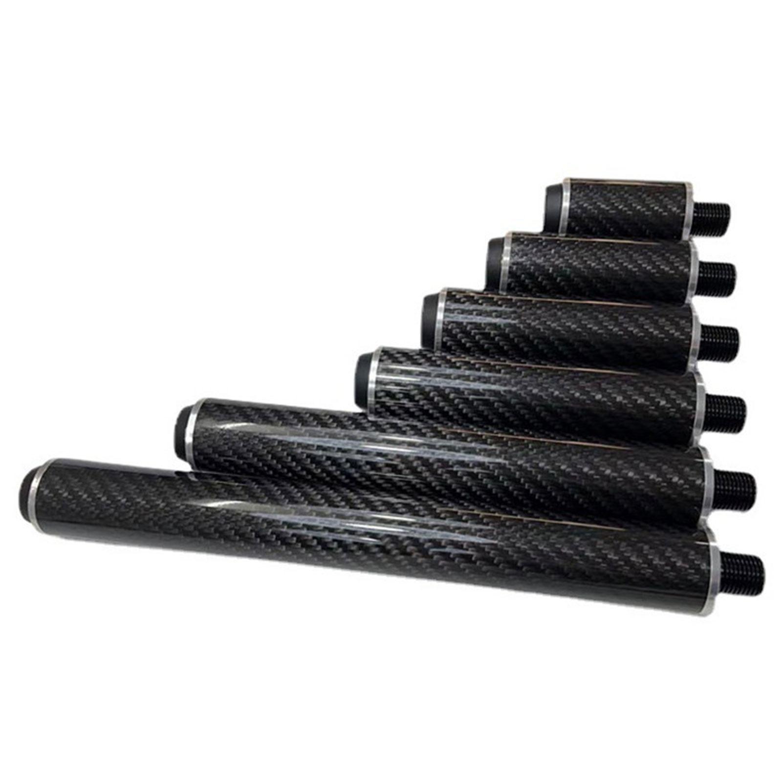 Billiards Pool Cue Extension End Lengthener Carbon Fiber Cue Stick Extenders 2inch