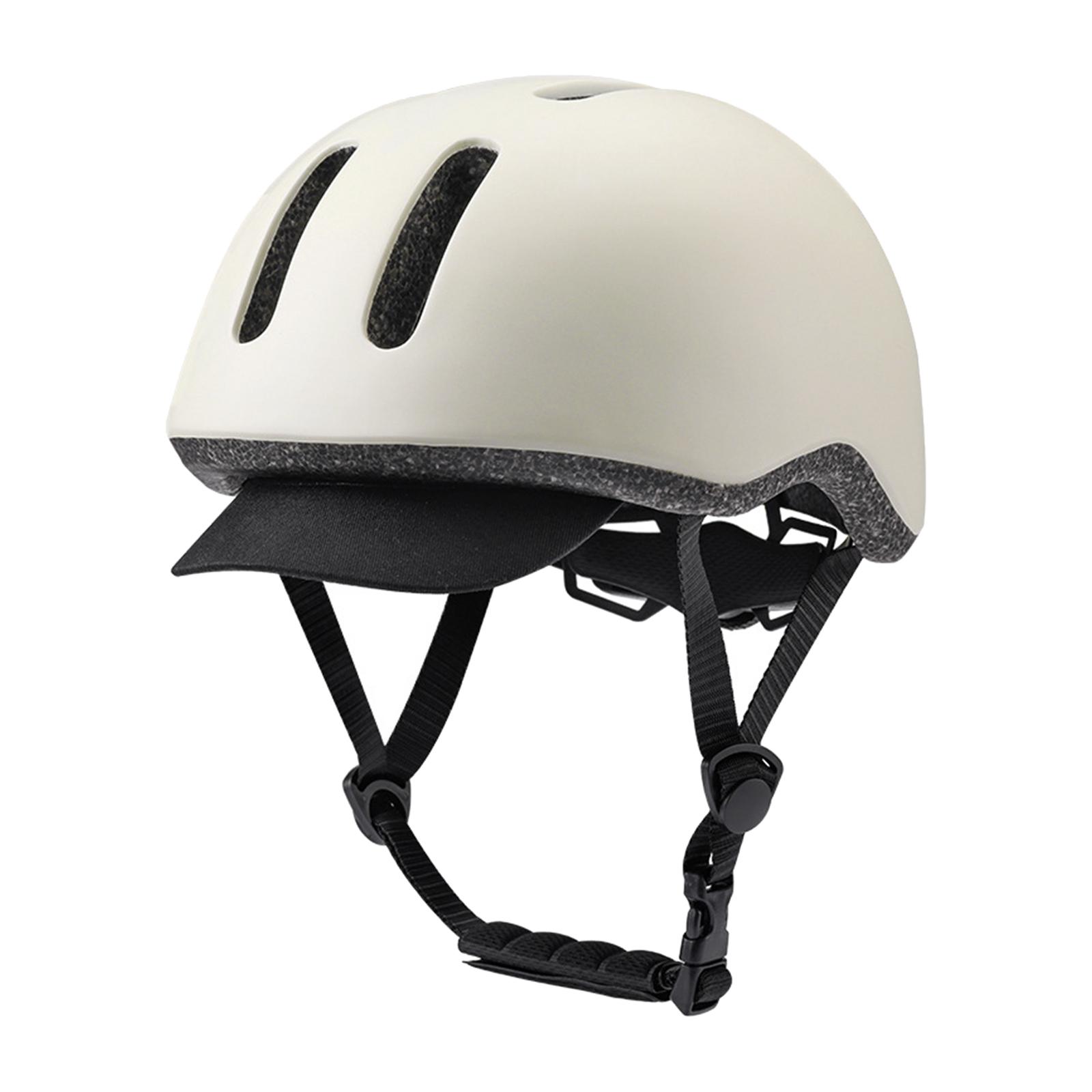 Urban Bicycle Helmet Youth Mountain Bike Helmets Headgear Adult Bike Helmets Beige