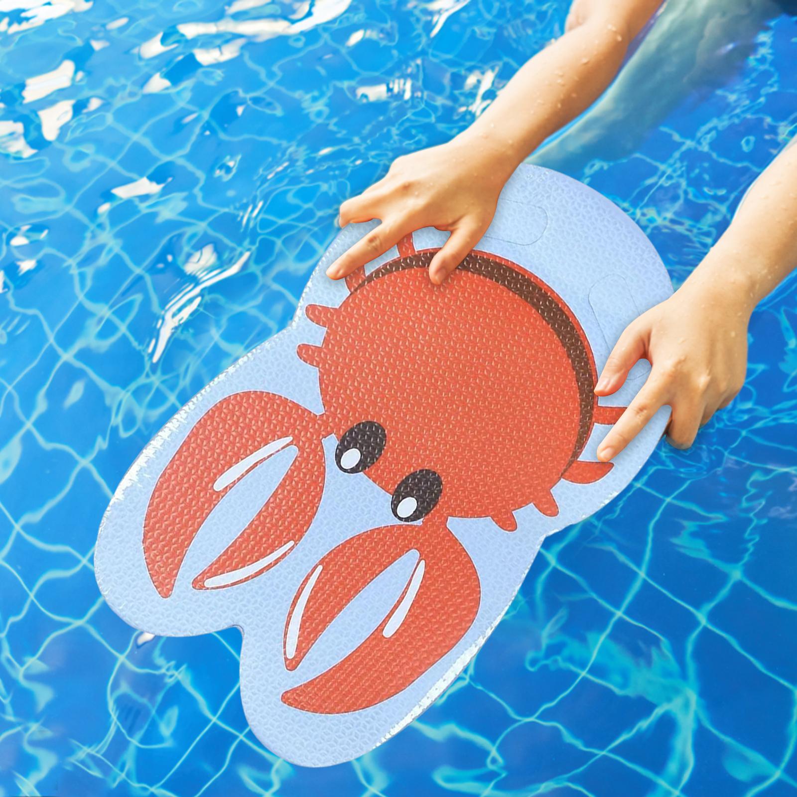 Swim Kickboard for Kids Two Grip Swim Training Kick Board EVA Swimming Float Crab