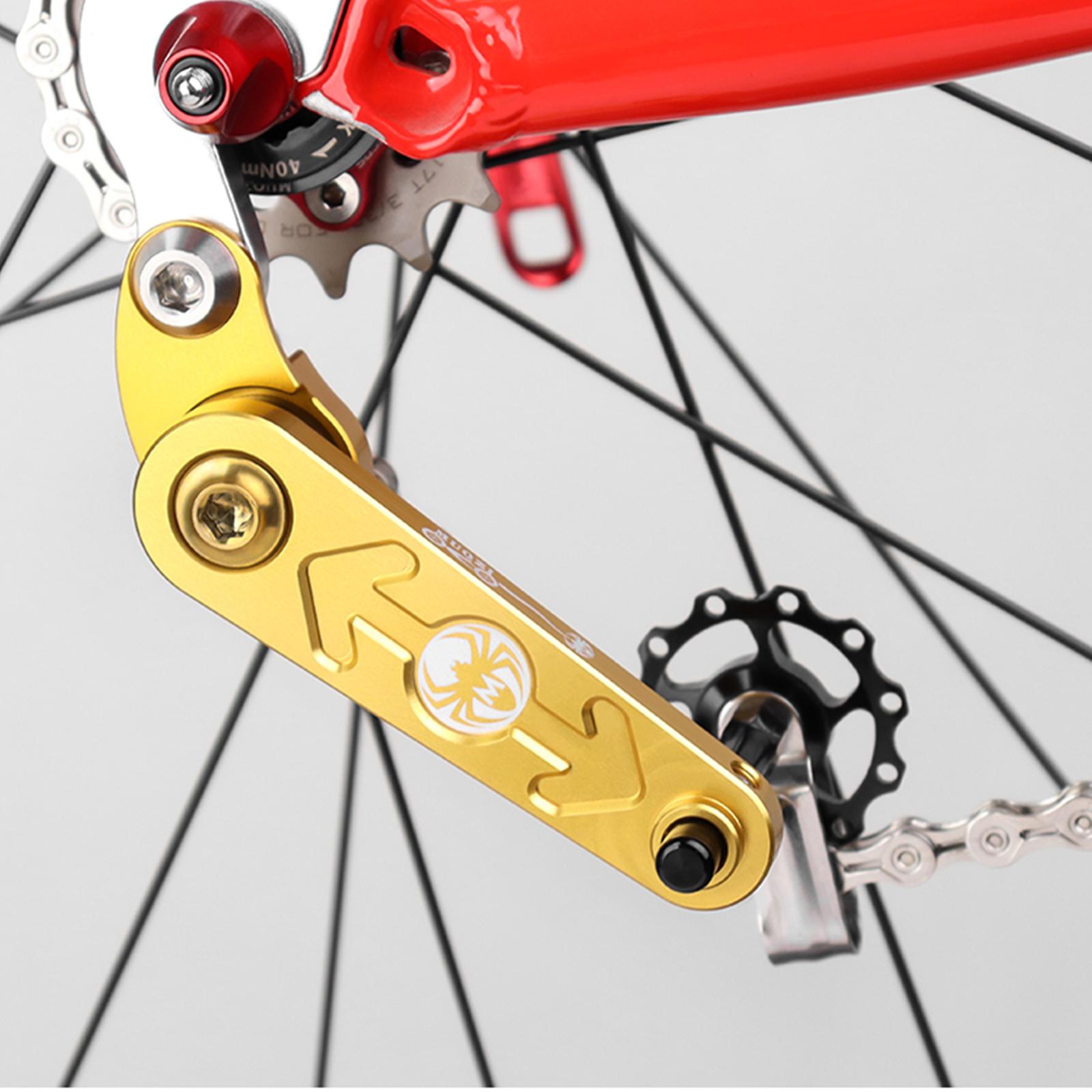 Bike Chain Tensioner Set Converter Accessories Chain Converter Bike Road Gold 