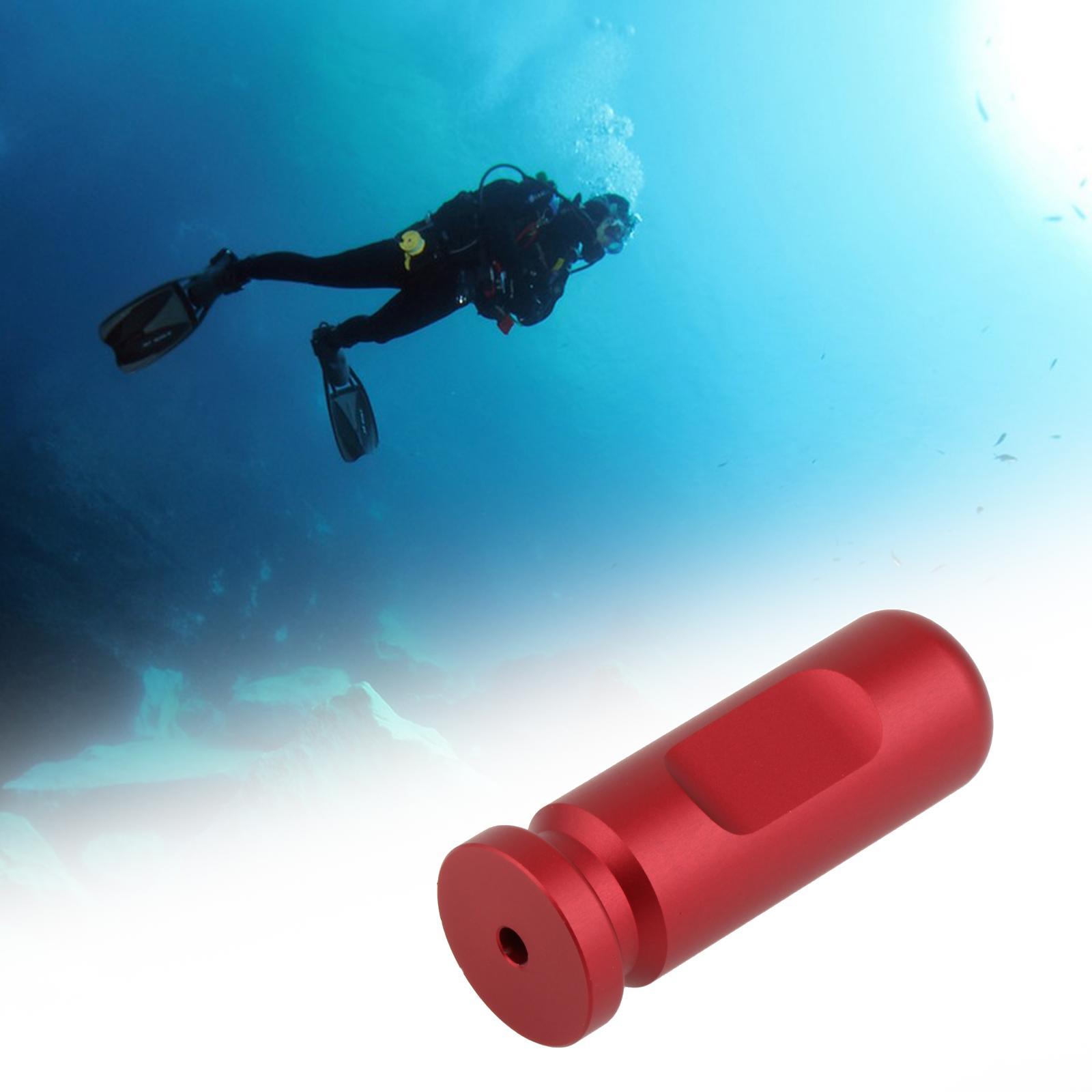 Freediving Ear Equalization Exerciser Aluminum Practing Ear Pressure Balance Red