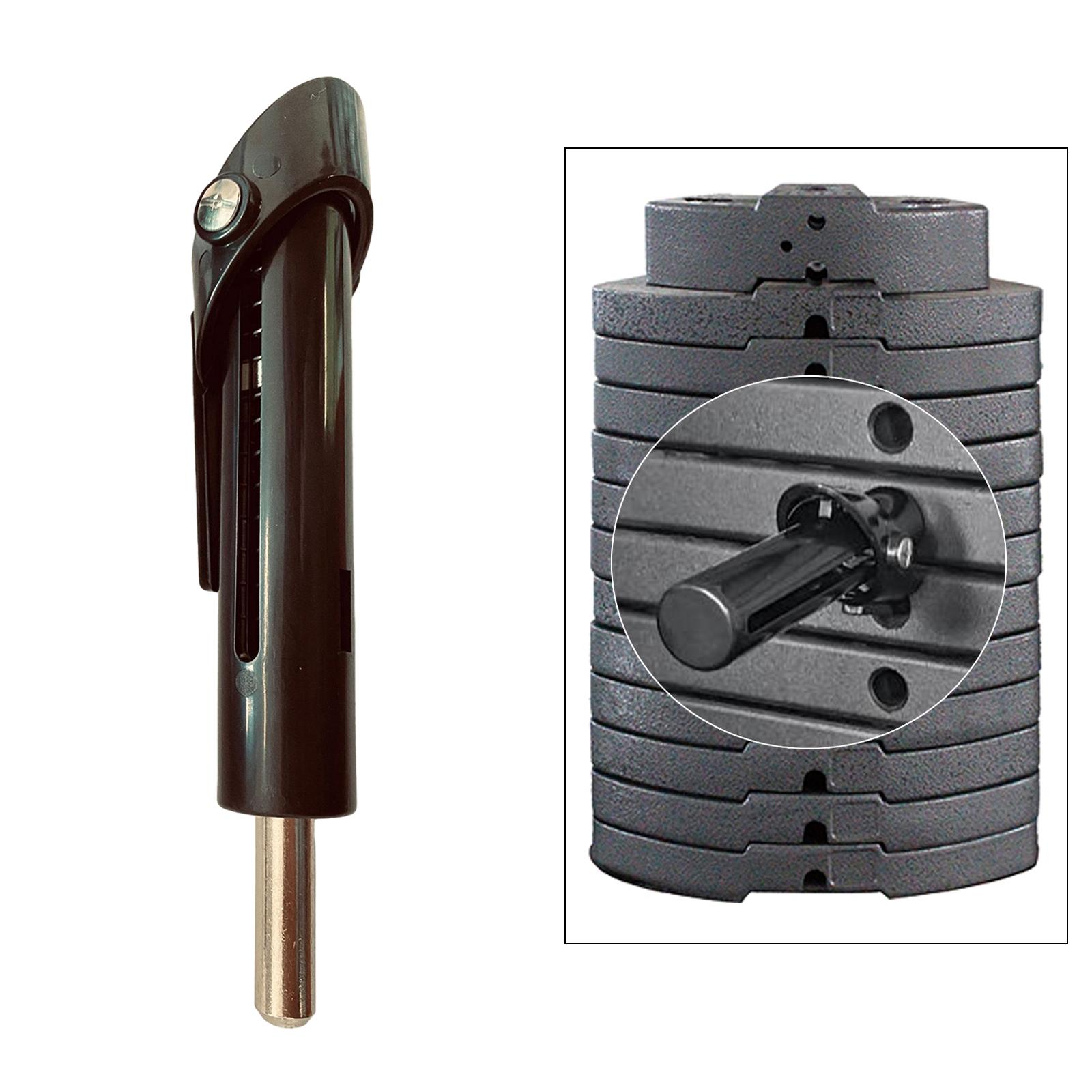 Steel Weight Stack Pin Gym Equipment Bodybuilding Locking Weight Loading Pin Black