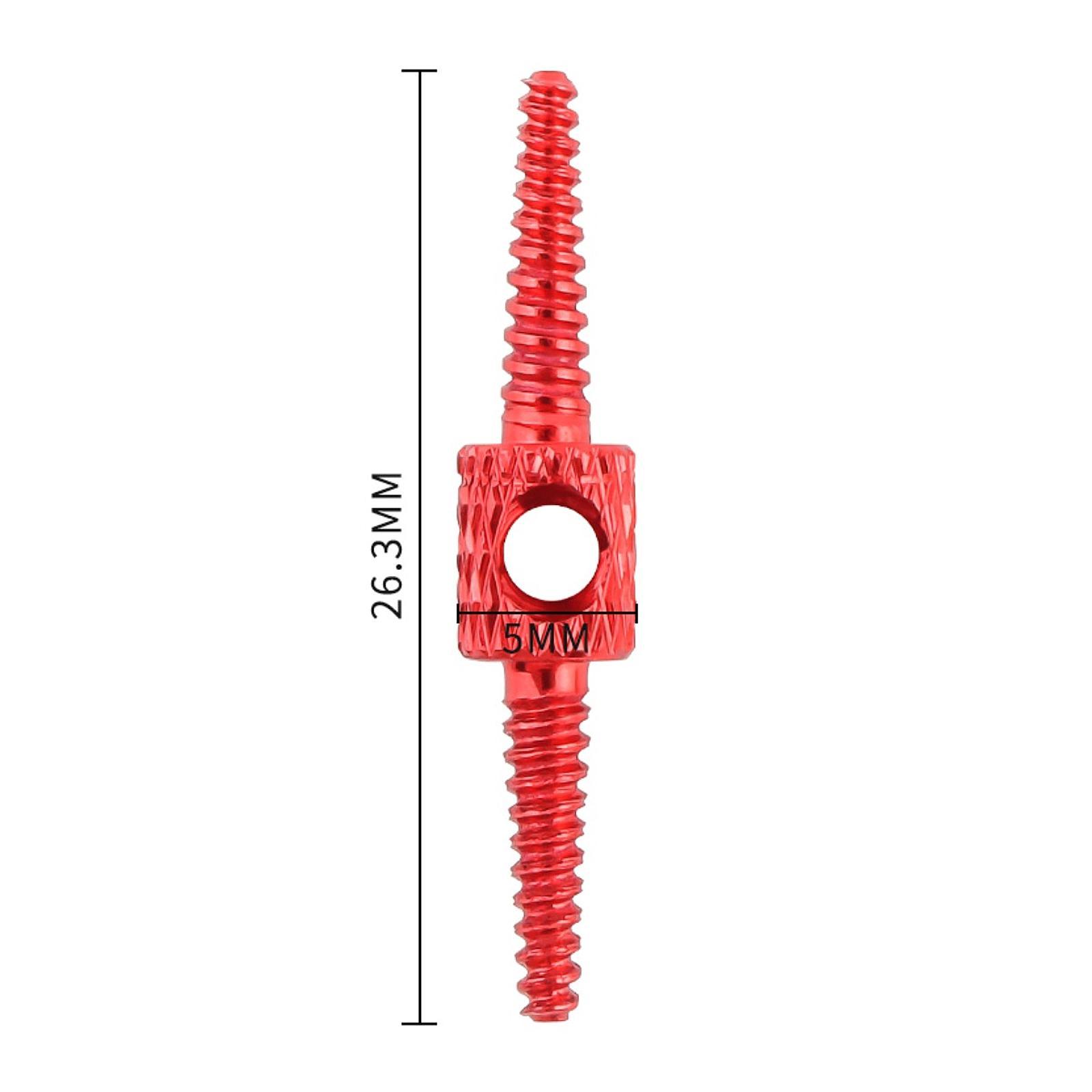 2x5 Pieces Bicycle Brake Shifting Cable Housing Compact Internal Cable Routing Red