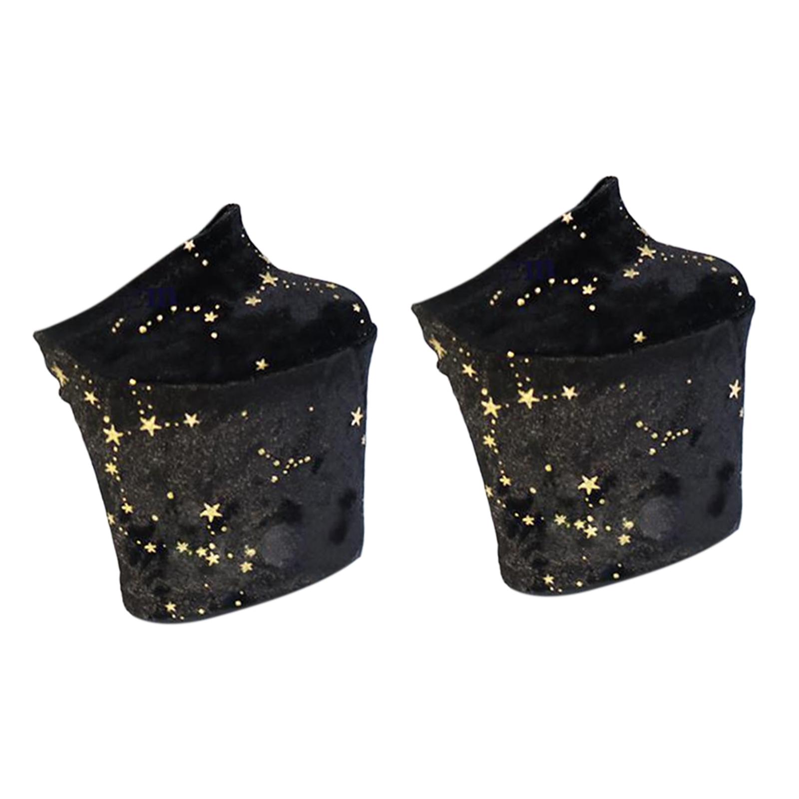 Pole Dance Shoe Protectors Velvet Black L