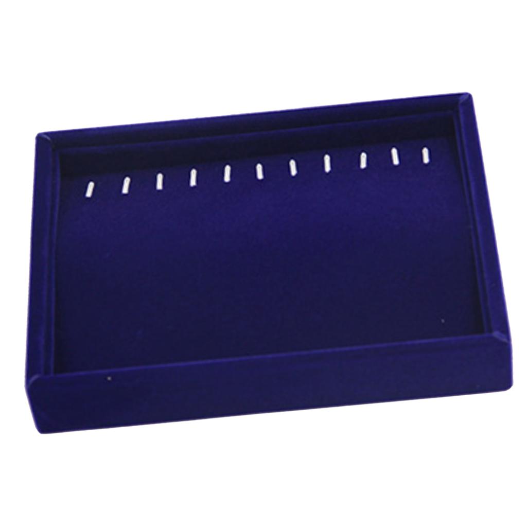 Earrings Necklace Case Jewelry Display Organizer Box Tray Showcase Holder 4