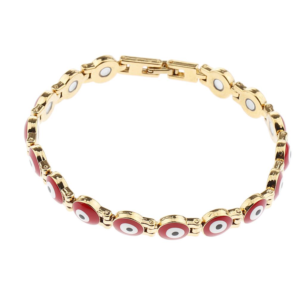 Women Alloy Bangle Star Charm Bracelet Fashion Jewelry Chains Red