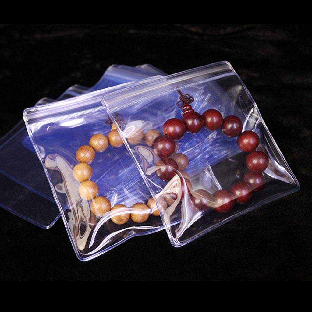 100x Plastic Zipper Bags Jewelry Phone Food Gifts Packaging Bag 9x13cm