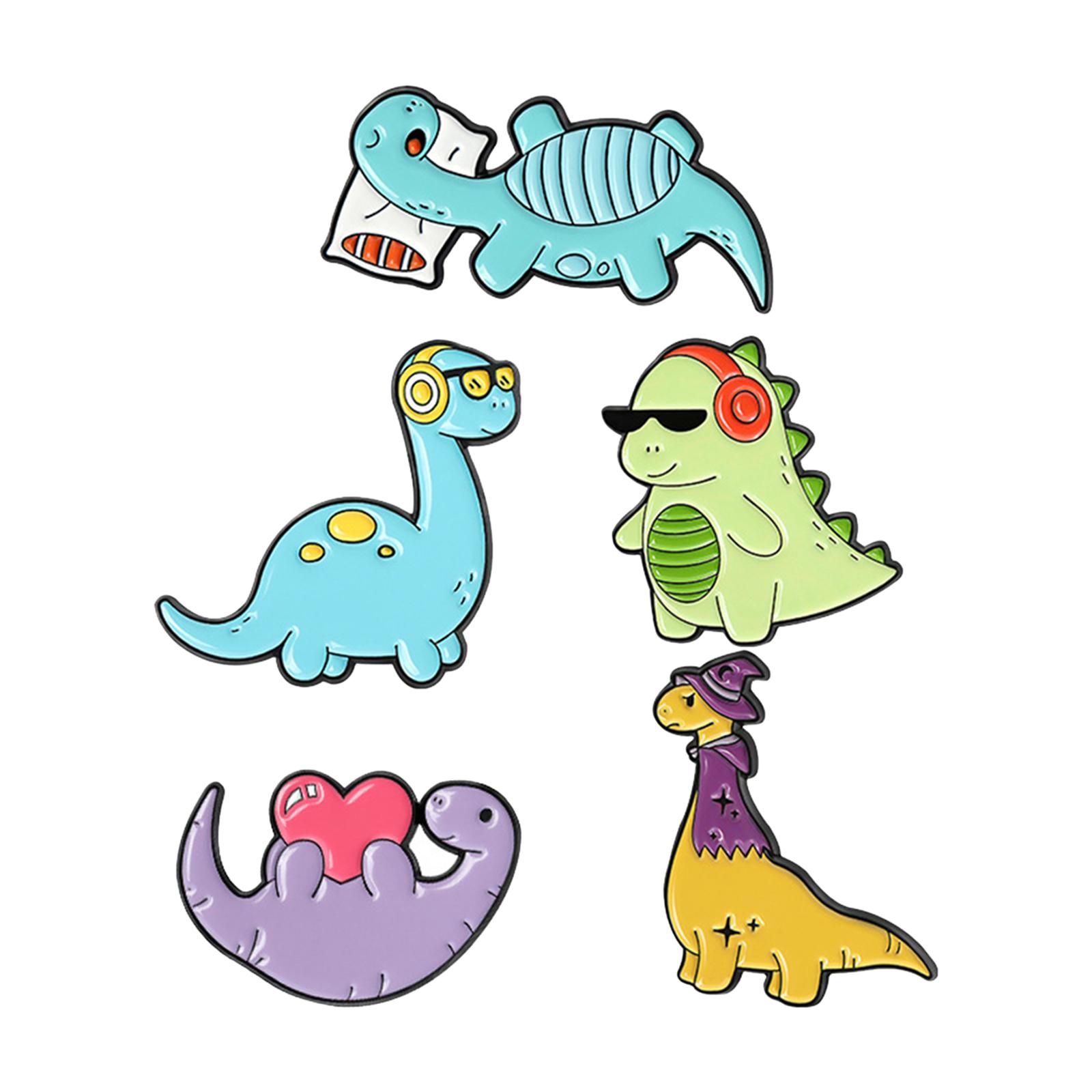 Dinosaur Brooch Pin