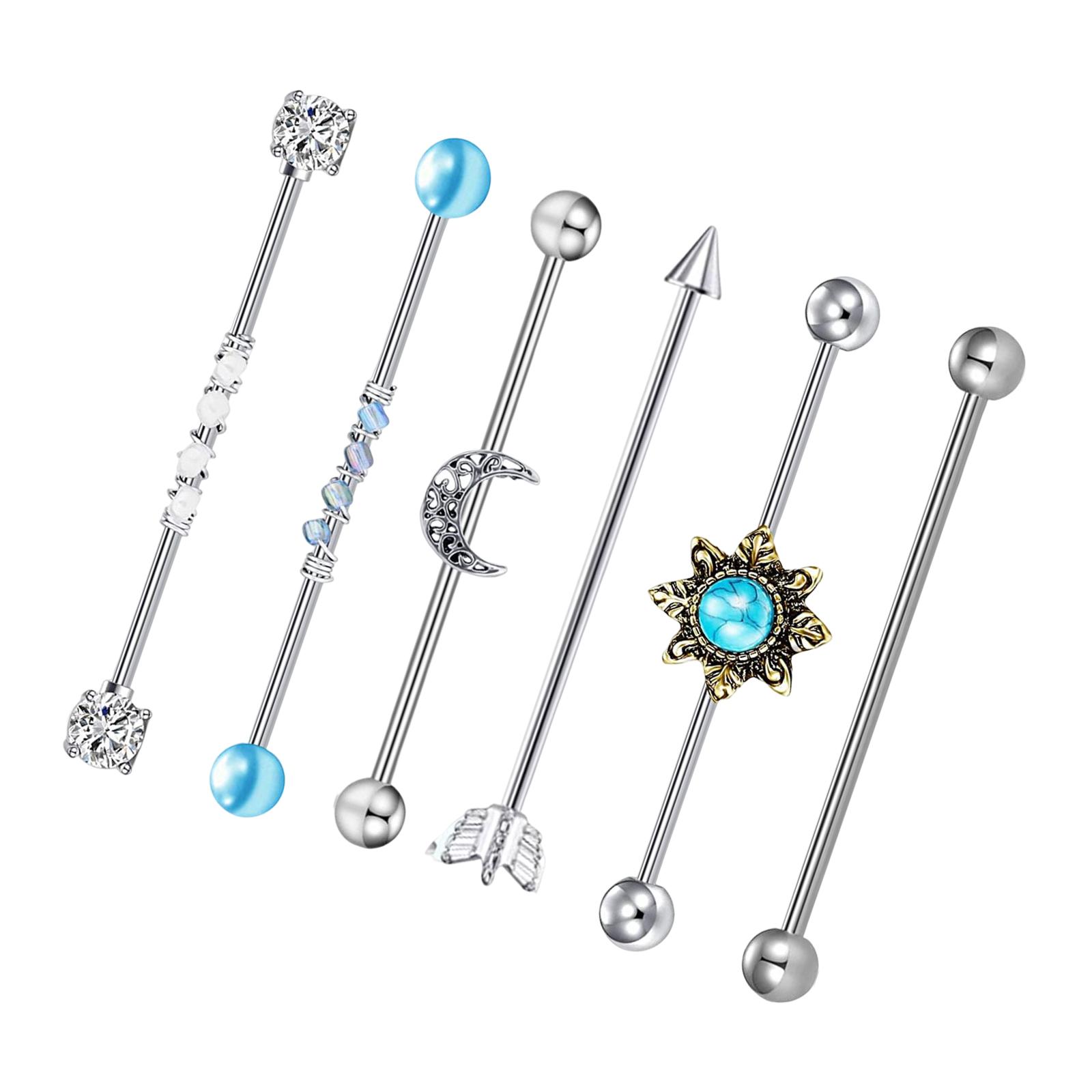 Barbell Earrings for Helix Piercing