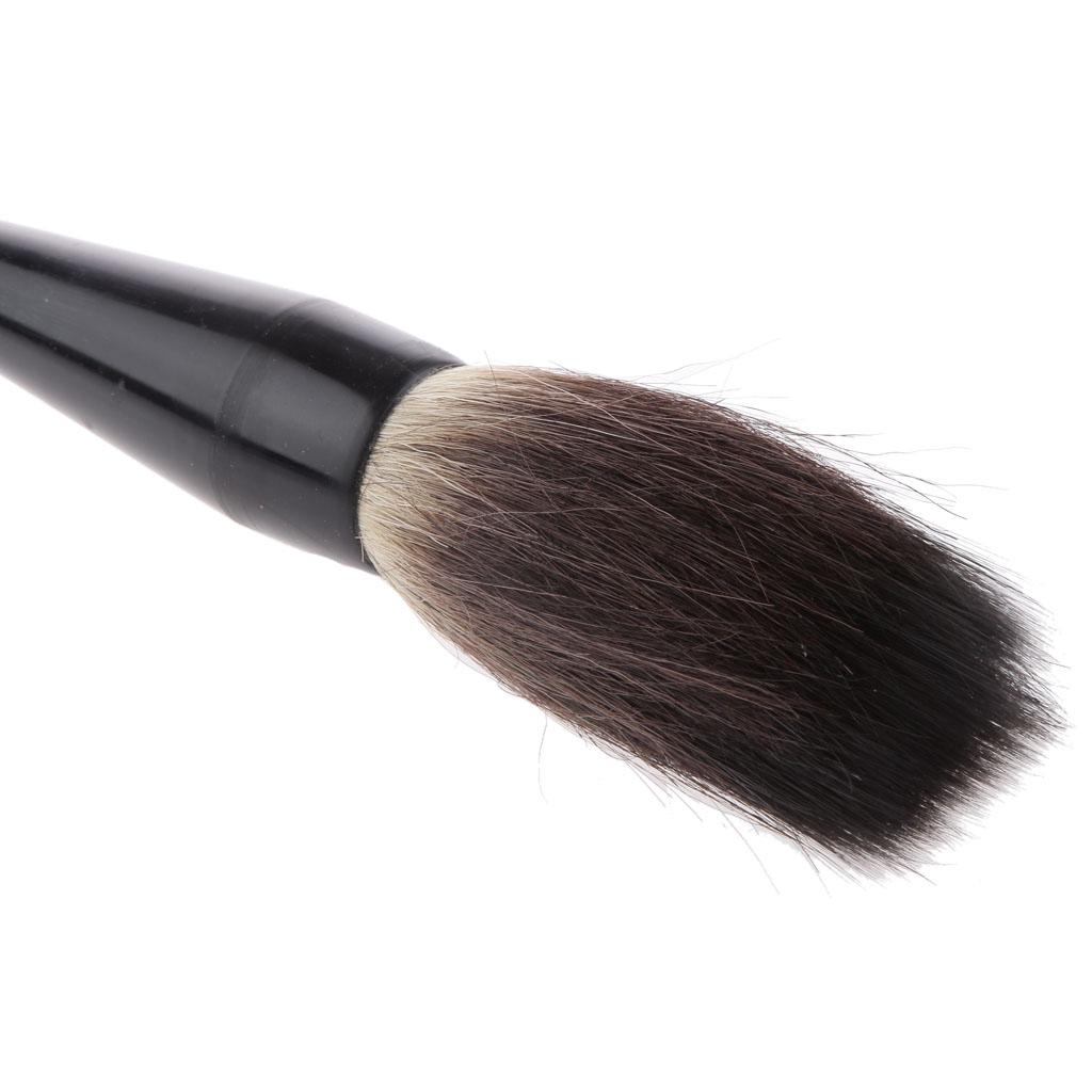 Black Artificial Hair Short Bamboo Shaft Writing Brush Calligraphy Brush