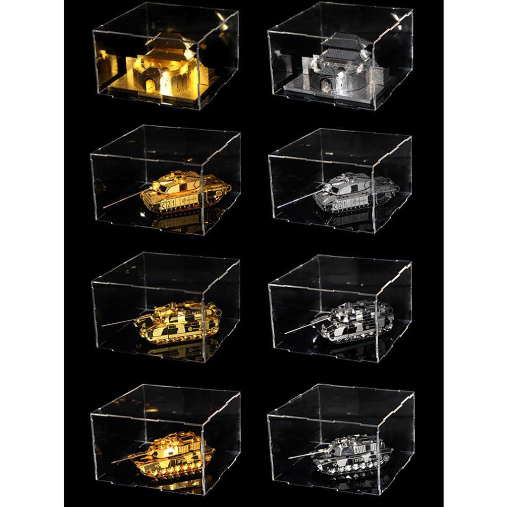 Acrylic Display Case Dustproof Protection Boxes Container