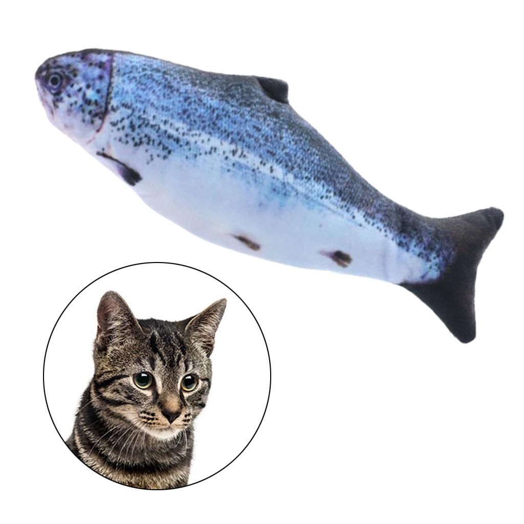 Pet Cat Toy Electric Simulation Fish Toys for Pet Interactive Salmon