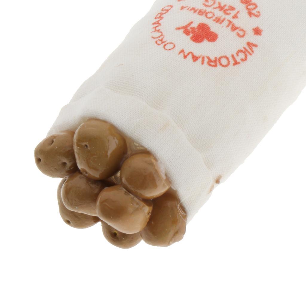 2x1:12 Dolls House Miniature Vegetable Artificial Potatoes Kitchen Accessory