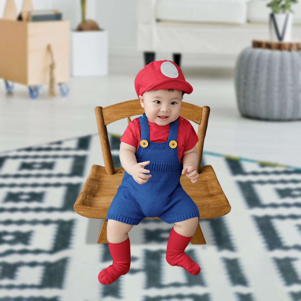 Chair Wooden Photography Accessories Decoration Home Multifunctional Brown 