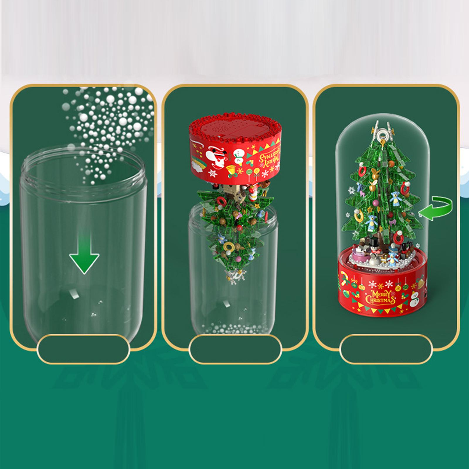 DIY Christmas Tree Music Box Learning Kids Festivals Xmas Tree Building Kits