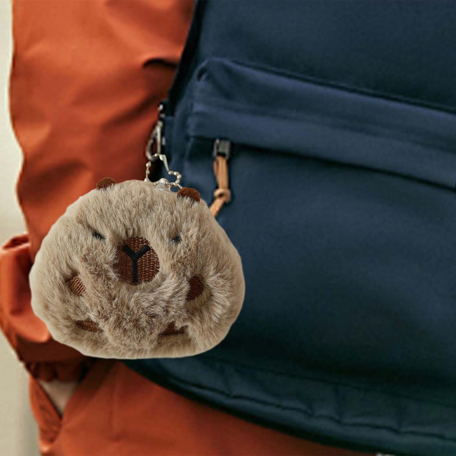 Capybara Stuffed Plush Keychain Birthday Gifts Car Keychains for Family Kids