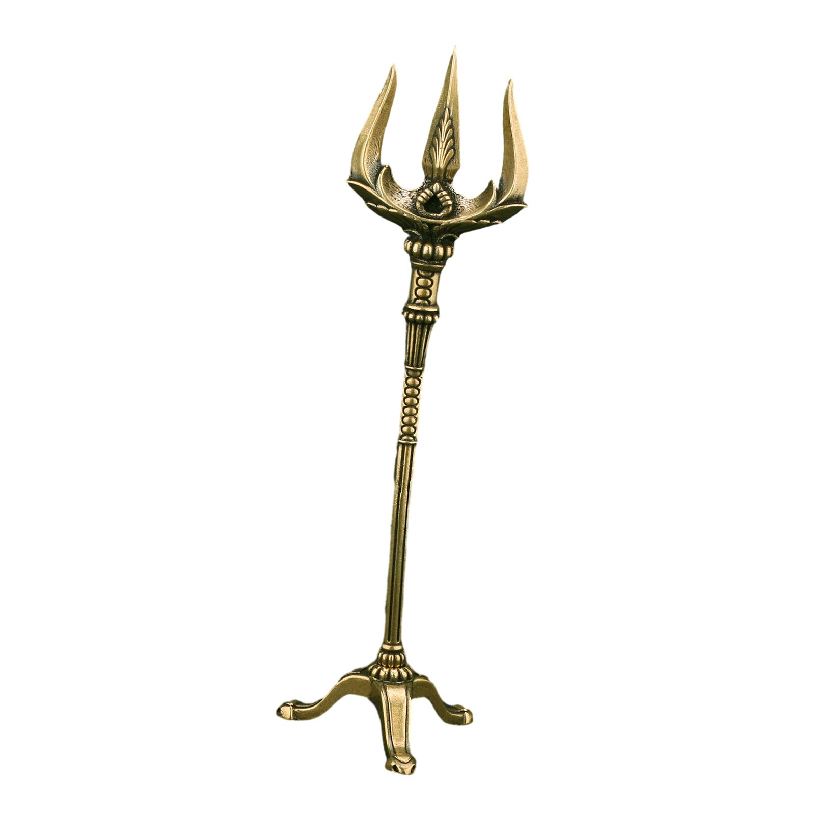 Trident Table Statue With Base