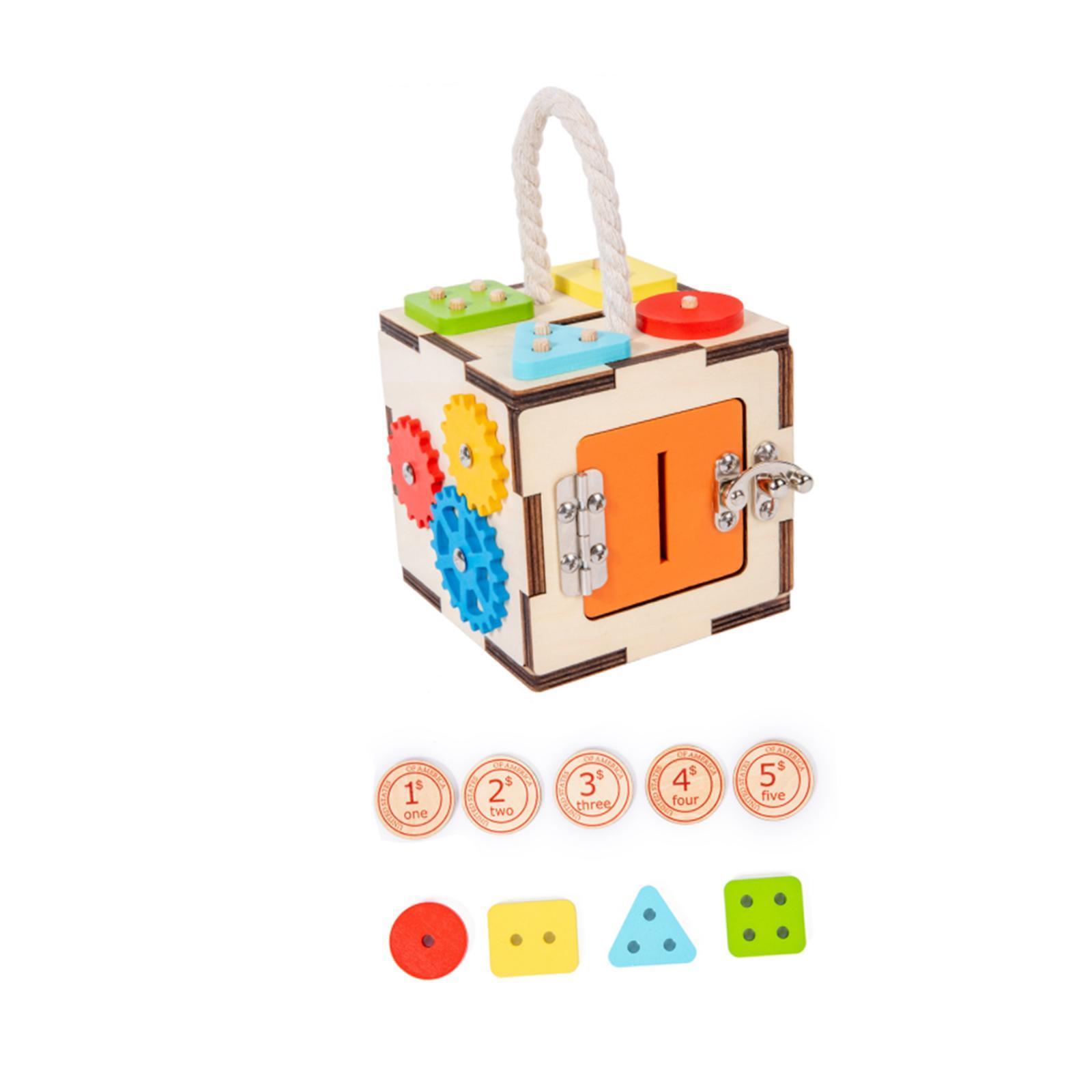 Wooden Activity Cube
