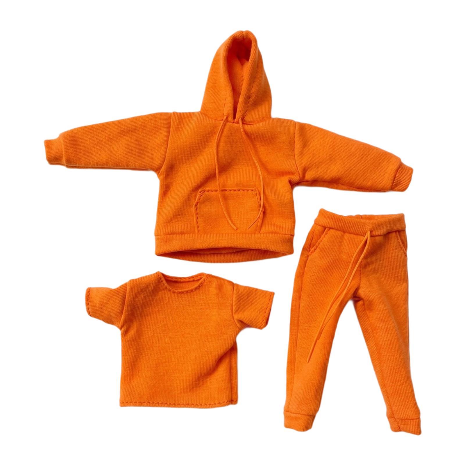Miniature Sweatshirt Outfit Orange