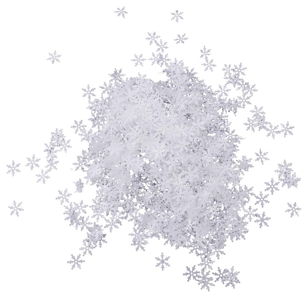 30g Holografisch Schneeflocken Konfetti - Irisierend Für Weihnachtsdeko & Winterpartys