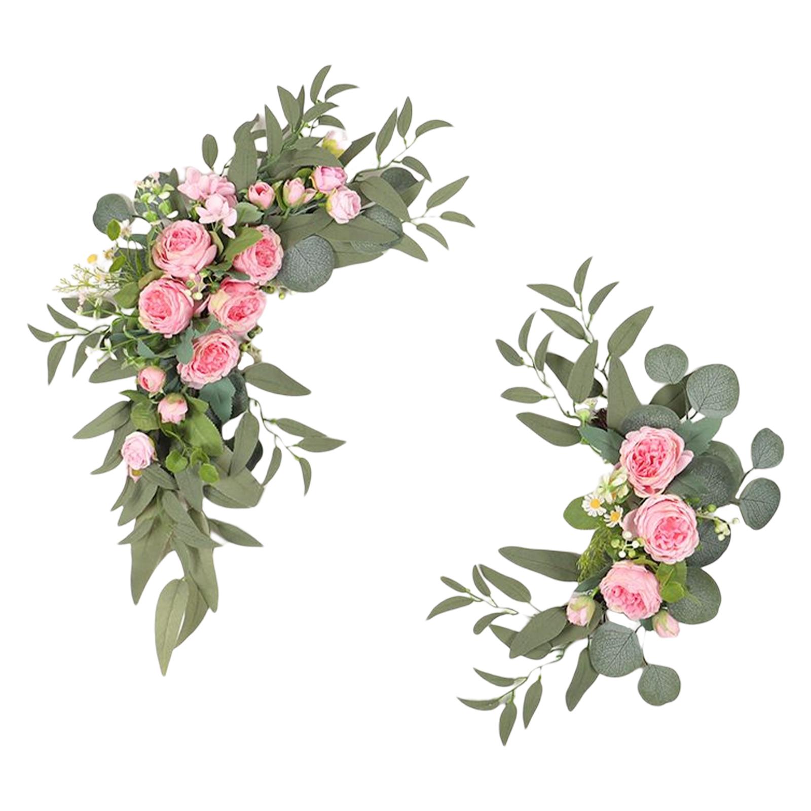 Artificial Flower Swag Pink