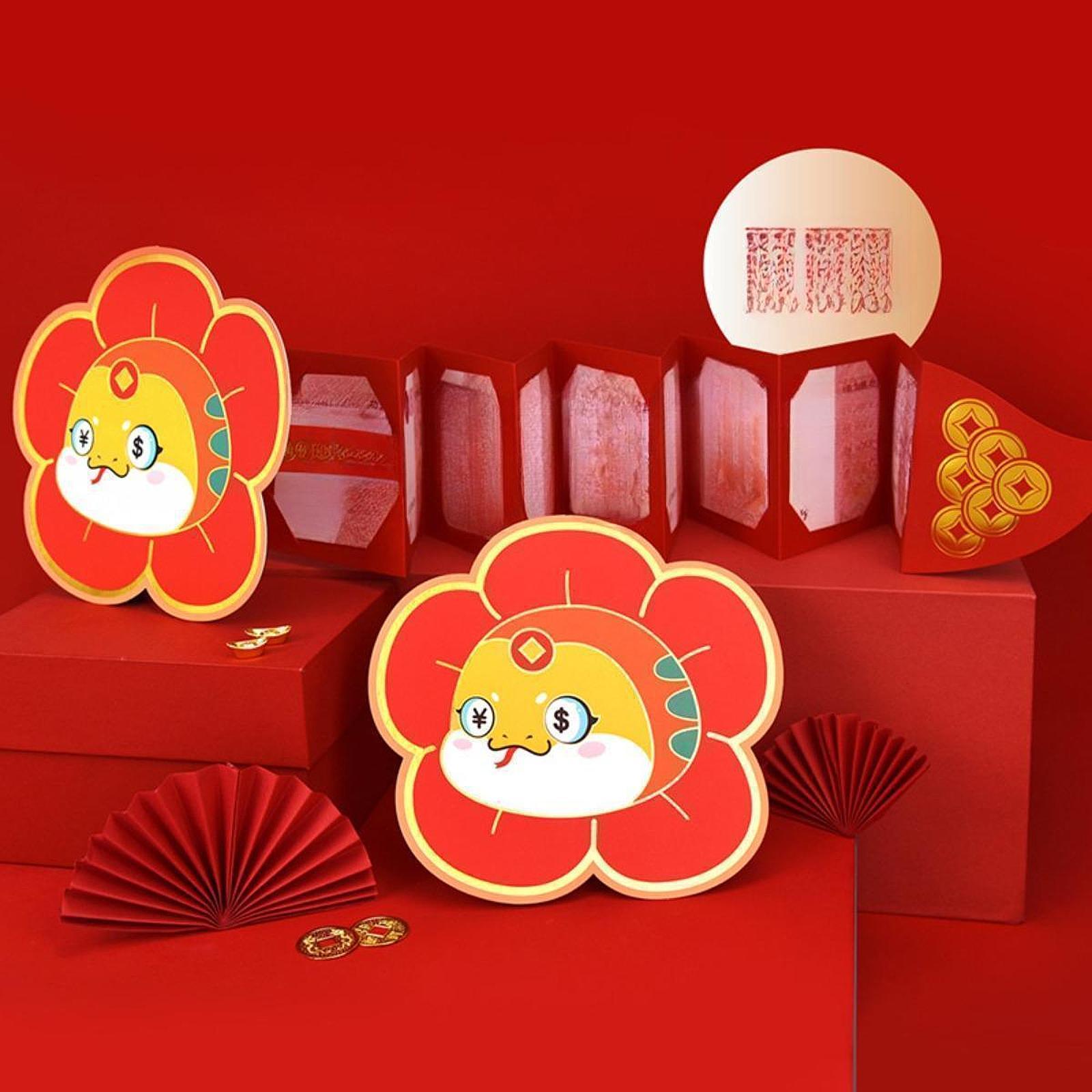 Chinese Lunar Year Red Envelope Folding for China Spring Festival Graduation