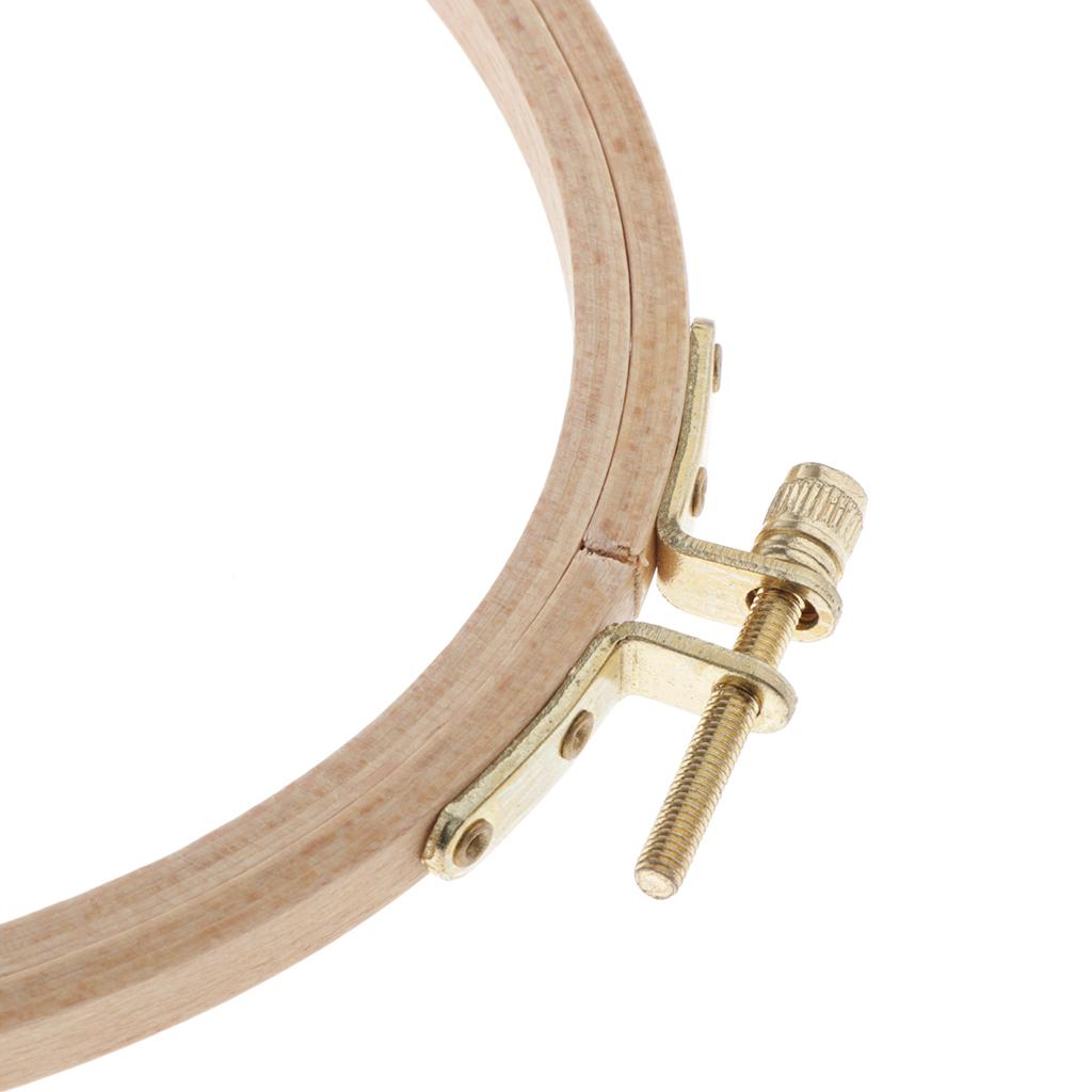 2xBeech Oval Cross Stitch Hoop Needlework Embroidery Sewing Hoop Inner 18cm