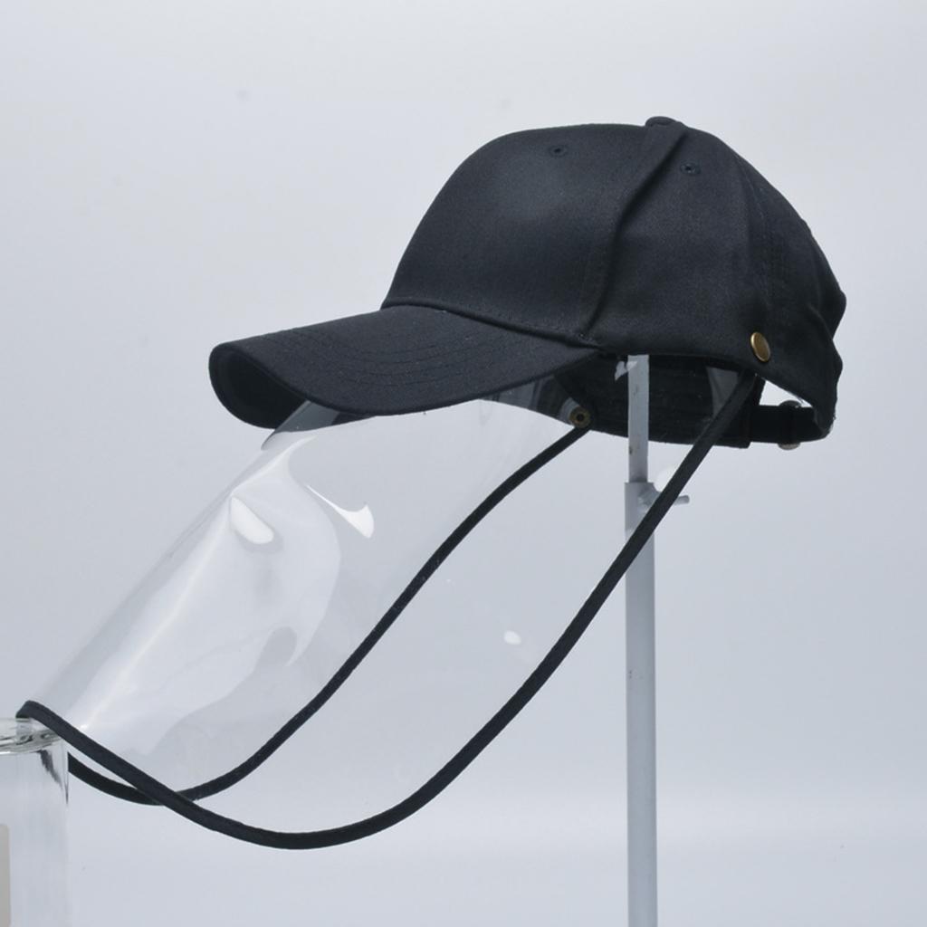 Anti-spitting Hat Dustproof Clear Cover Fishman Hat Baseball Cap 10x15cm