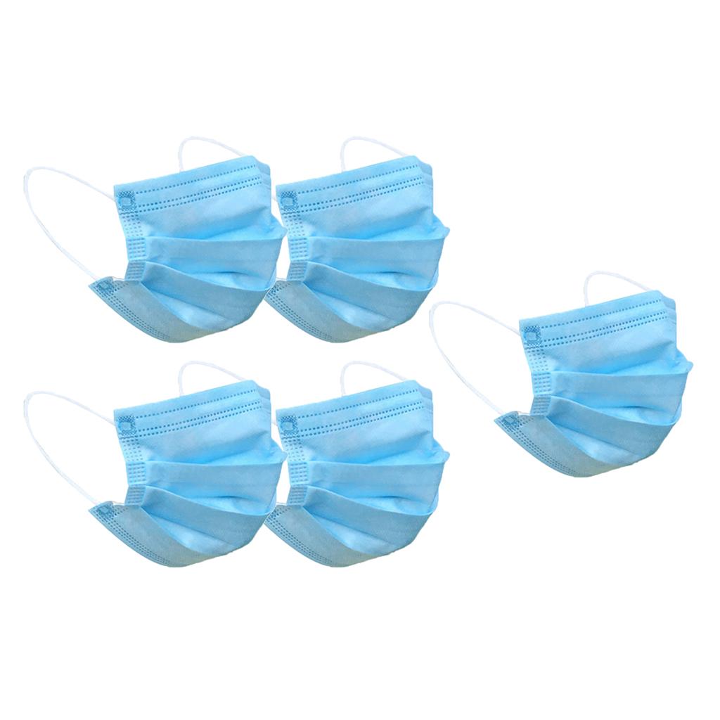 5Pcs Unisex Disposable Anti Dust Mask Breathable Safety Air Fog