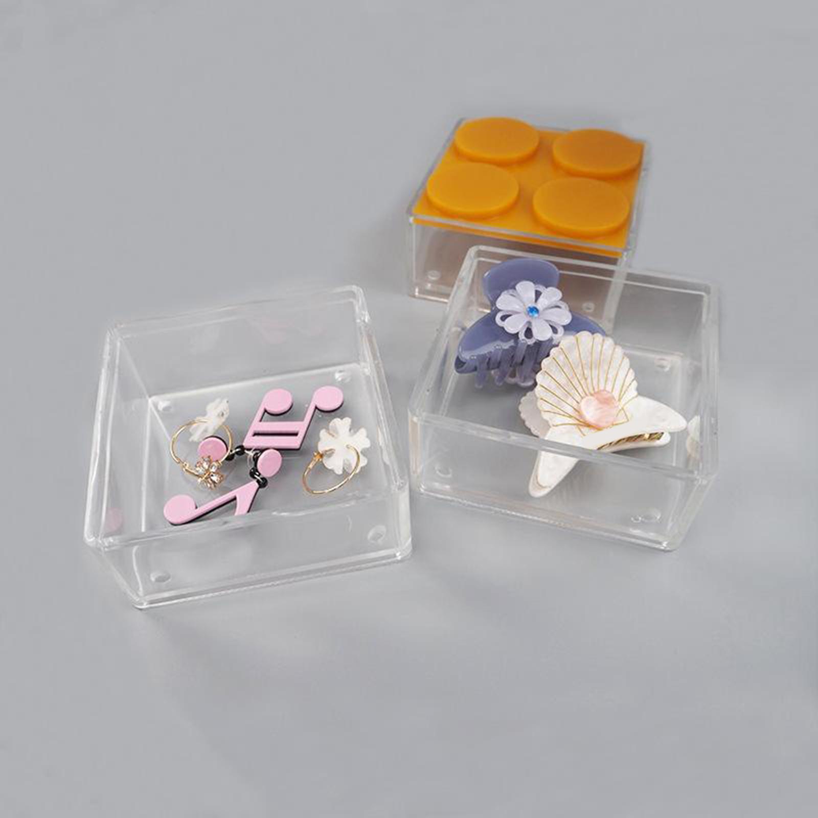 Silicone Resin Mold Epoxy Casting Mold Trinket Storage Box Jewelry Moulds
