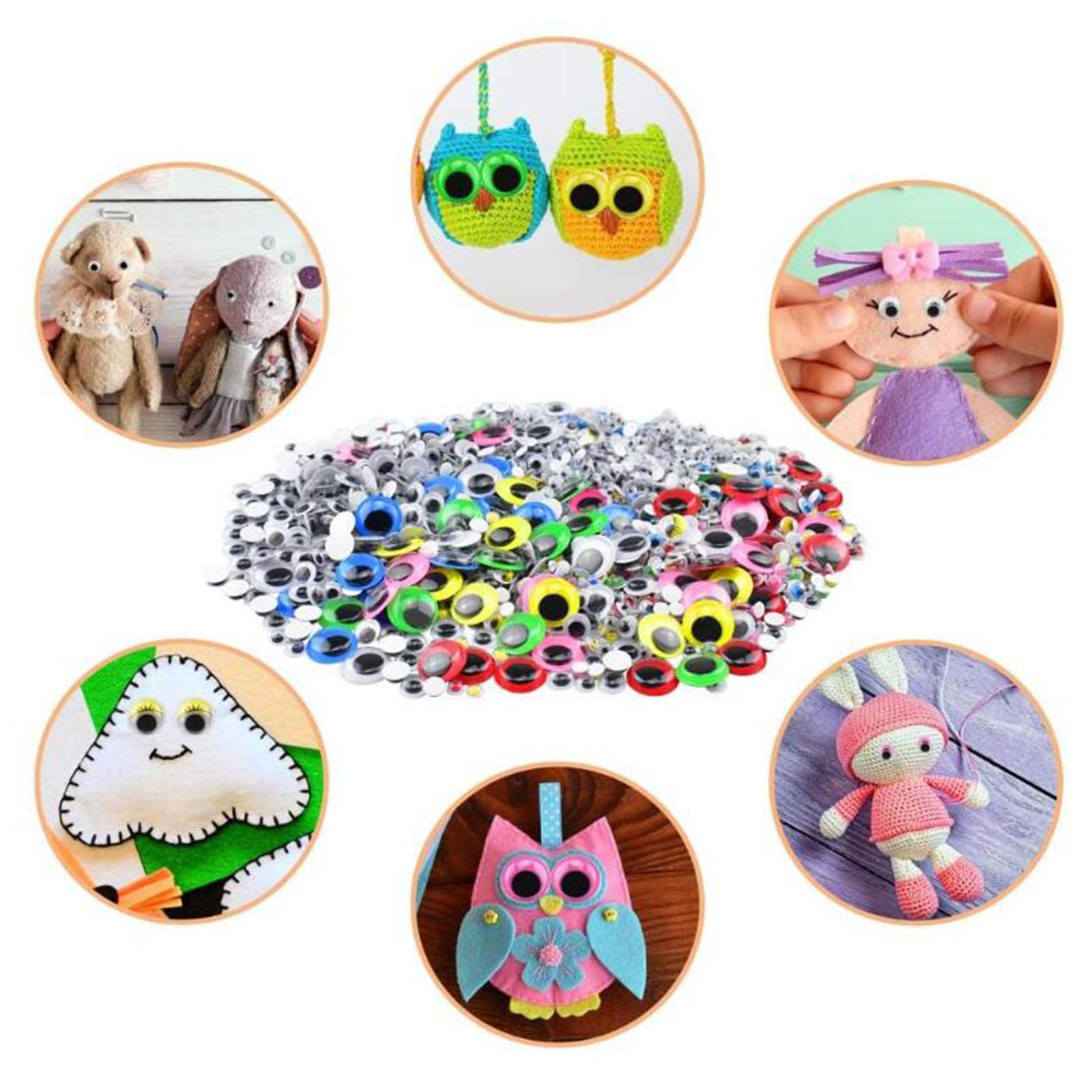 1120Pcs Wiggle Googly Eyes Self Adhesive Crafts Eyes DIY Black White