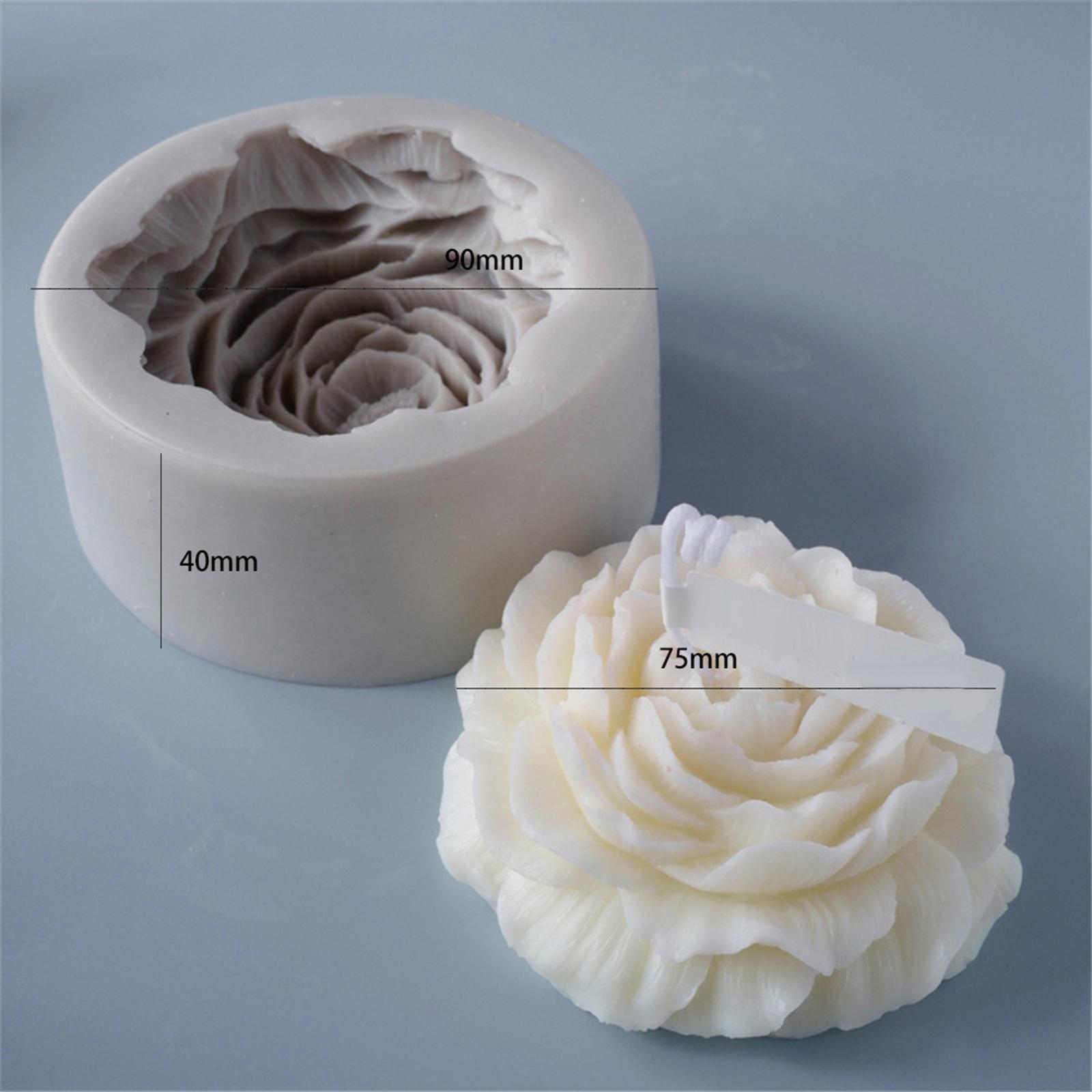Flower Shaped Soap Resin Casting Silicone DIY Epoxy Candle Tool Polymer Clay