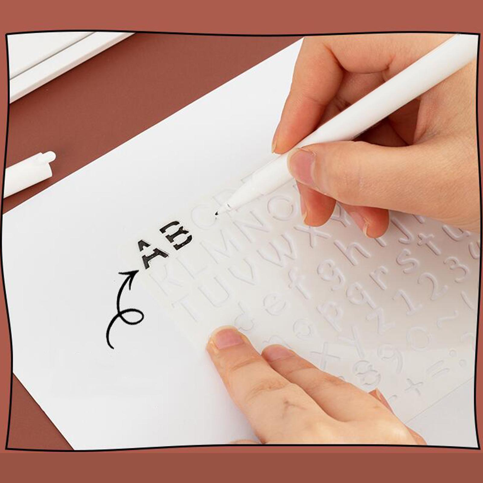 Craft Stencils Reusable Graffiti Template for Scrapbook Craft Projects Stamp