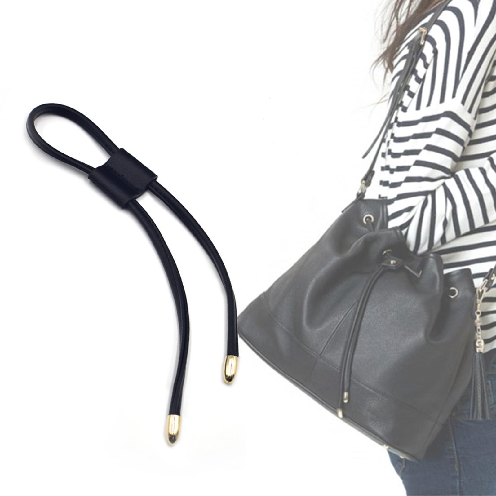 Drawstring Pull String Detachable for Women Bucket Bag Handbag Crossbody Bag