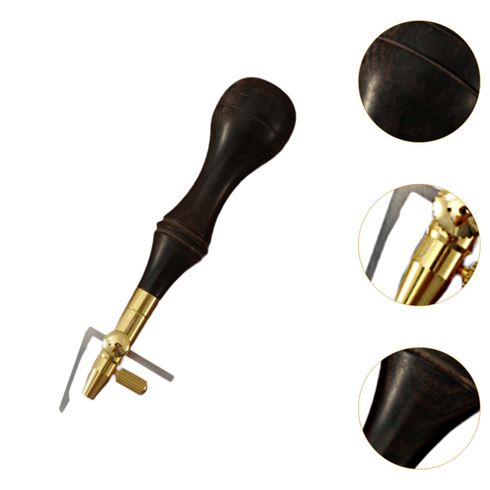 Leather Adjustable Groover Tool Sturdy Multiuse for DIY Project Leathercraft