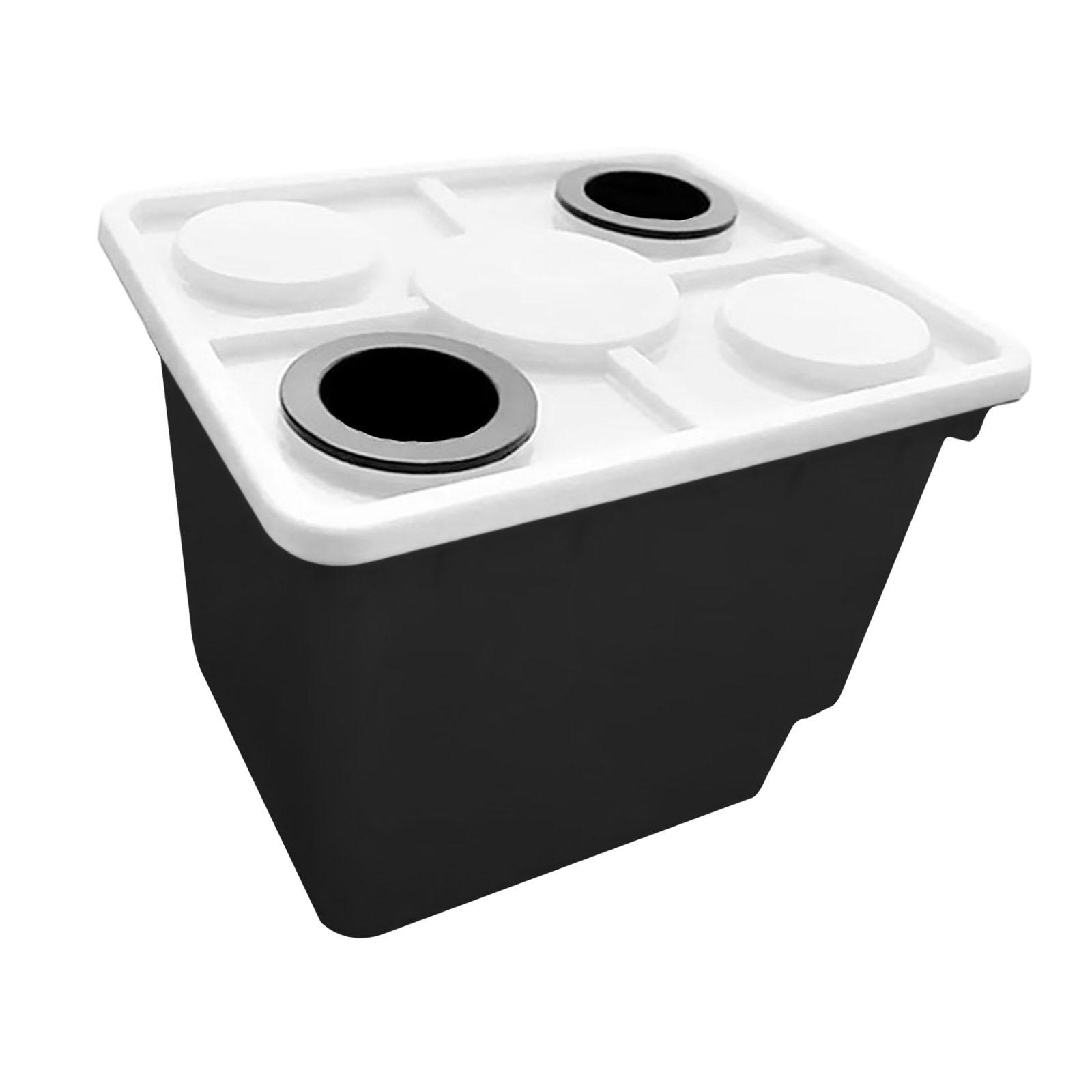 Hydroponic Grow Barrel Black