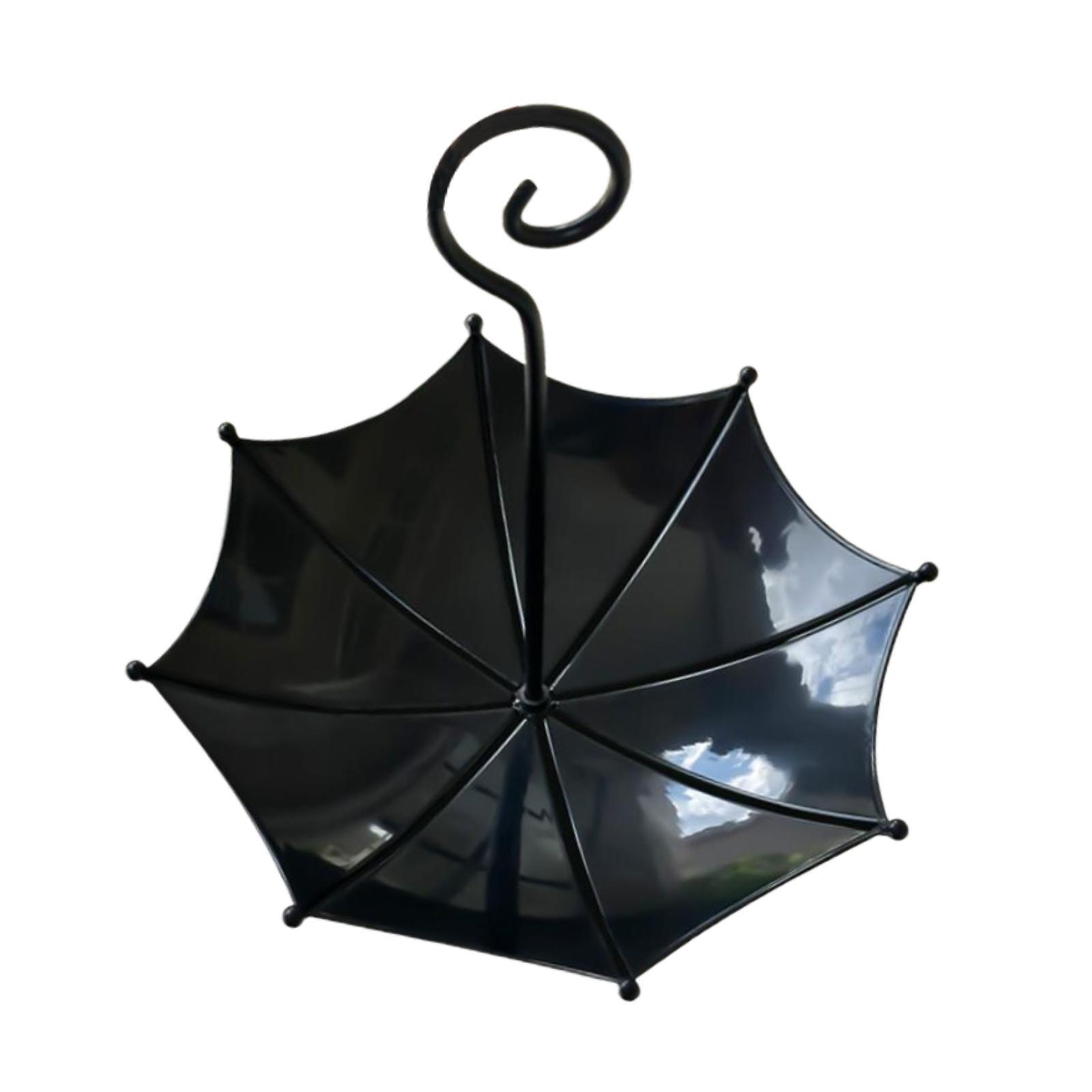 Umbrella Bird Feeder Black