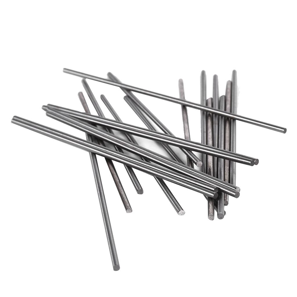 20pcs HSS Lathe Rod Solid Shaft Bar for Model Car 100x2mm