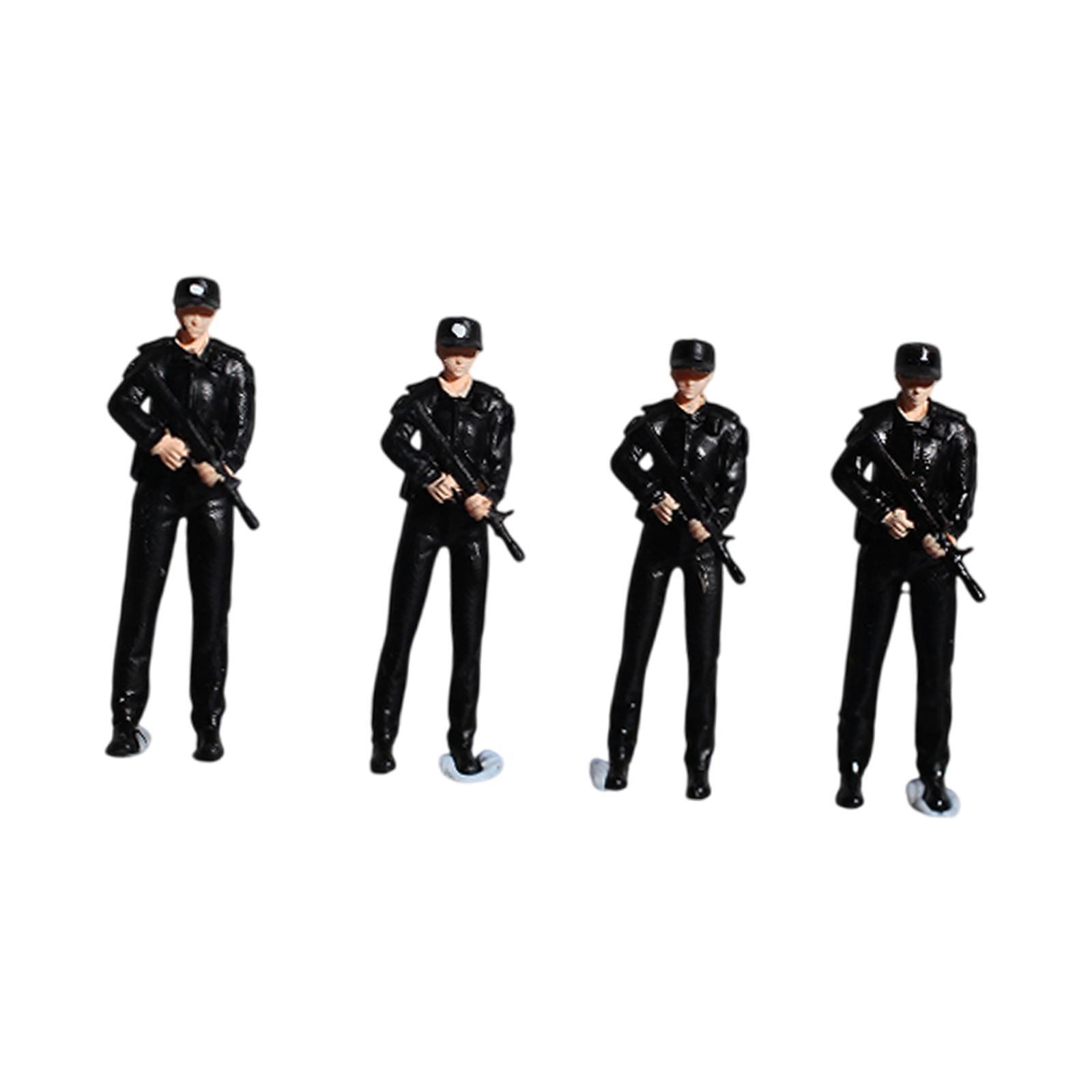 1/64 Scale Police Figures