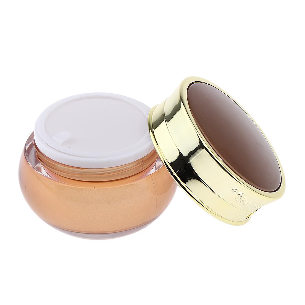 Empty Acrylic Cosmetic Jar Pot Travel Cream Lotion Container w/ Lids 50g