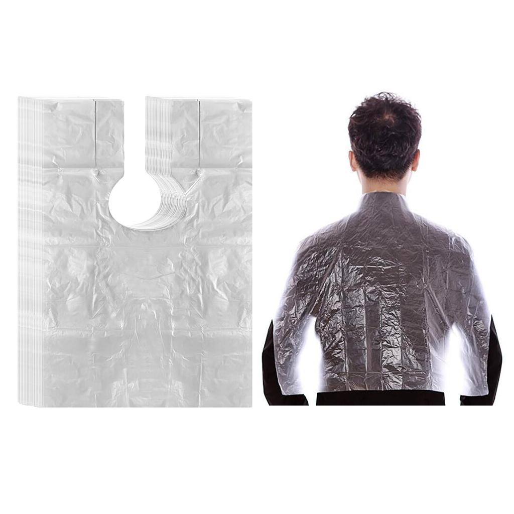 200x Disposable Hair Cutting Cape Gowns Stylist Barber Capes Gowns