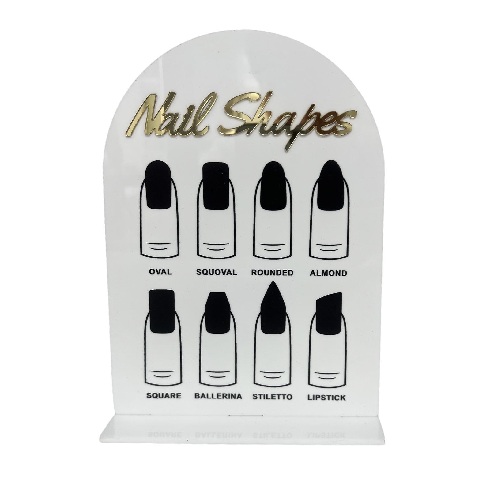 Nail Tip Display Board Acrylic